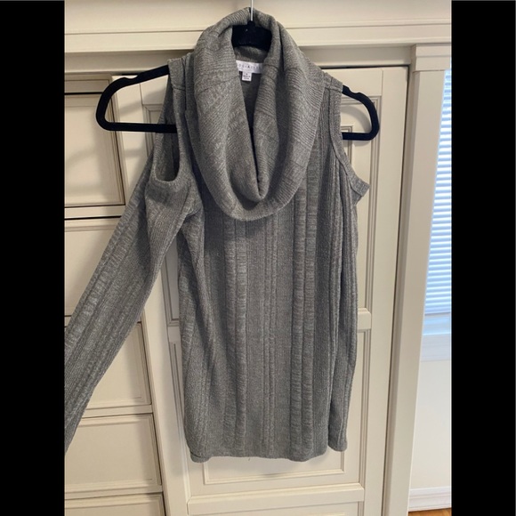 Socialite Sweaters - Cold shoulder cowl neck sweater